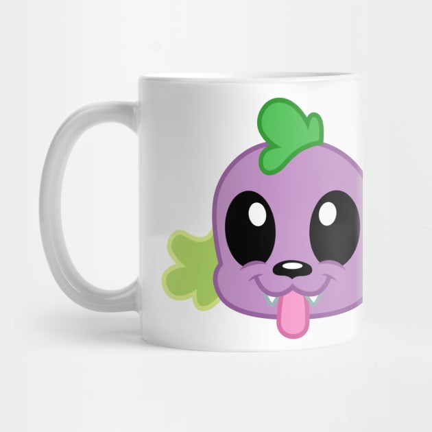 Spike the dog emoji by CloudyGlow